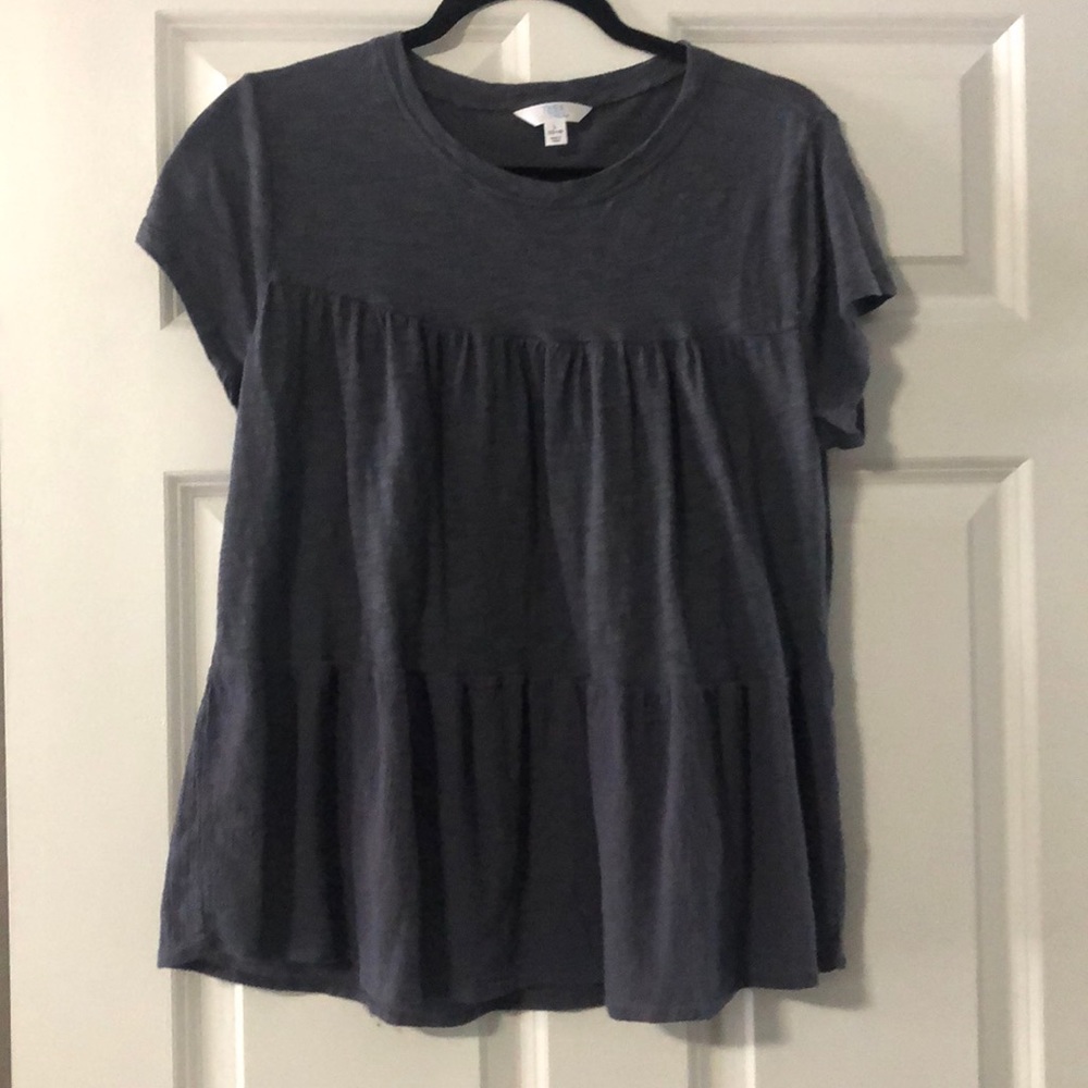 Blouse- gray/blue